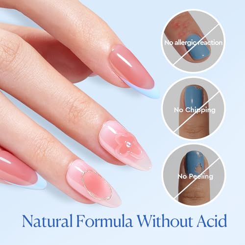 AZUREBEAUTY 18ml Nail Dehydrator & Primer Kit - Acid-Free, No Lifting