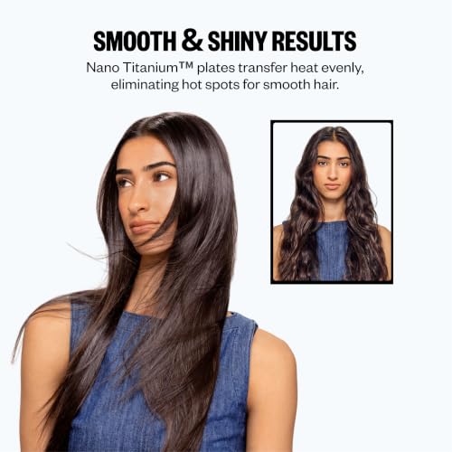 BaBylissPRO Nano Titanium Flat Iron Hair Straightener 450°F