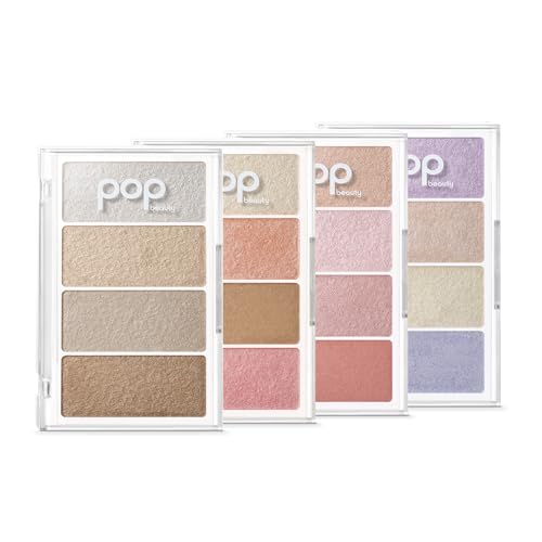 POP Beauty Prismatic Blush Palette - 4 Shade Highlighter
