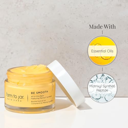 Aloette Be Smooth All-In-One Balm Body Cream for Women & Men - Body Moisturizer for Dry Skin, Fine Lines & Wrinkles - Skin Cream with Essential Oils for Firm, Soft & Natural Glow, 1 Fl Oz