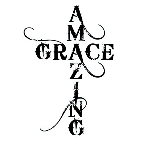 6 Sheets Temporary Tattoos Cross Grace Design – Waterproof