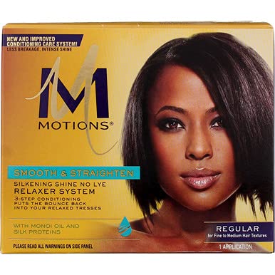 Motions Smooth and Straighten Silkening Shine No-Lye Relaxer System