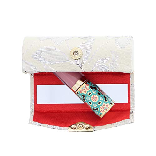 Pale Yellow Lipstick Case with Mirror – Set of 2