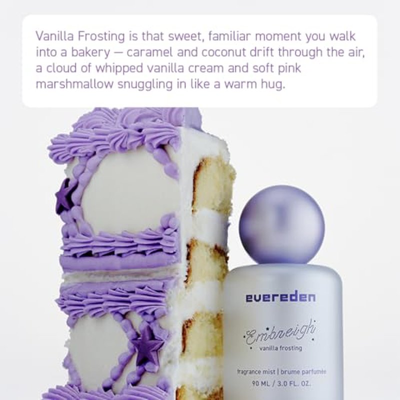 Evereden Embreigh Vanilla Frosting Hair & Body Mist - Limited Edition
