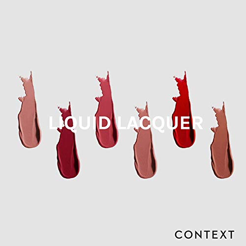 CONTEXT SKIN Non Toxic Liquid Lipstick - Liquid Lacquer long lasting color Lipstick for Women (6.5 G) (Mad Love)