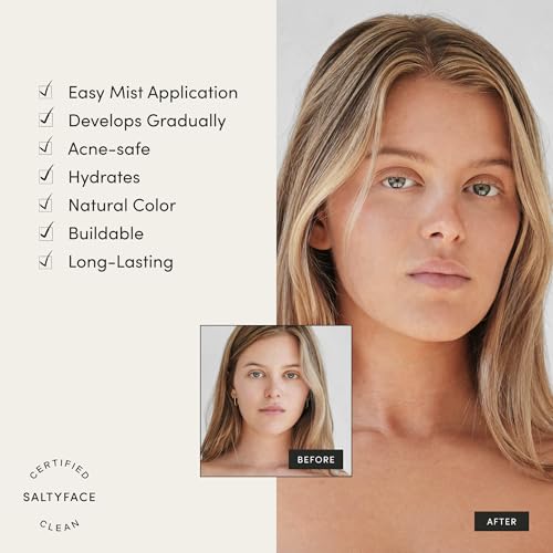 SALTYFACE Tanning Water - Light to Medium Self Tanner for Face