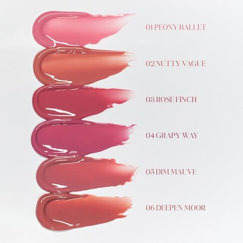 rom&nd Glasting Color Gloss - Korean Lip Gloss, Plumping, High Shine