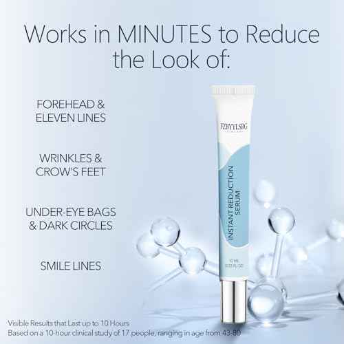 Rapid Reduction Eye Serum - Visibly Reduces Under-Eye Bags, Wrinkles, Dark Circles, Fine Lines & Crow's Feet Instantly, Facial Serum-10ML