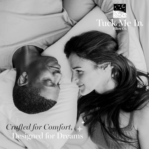 Houseify Queen Down Alternative Pillows Set of 2 - Hypoallergenic & Breathable