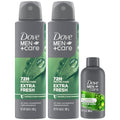 Men's Antiperspirant Spray & Travel Body Wash Set - 72H Protection