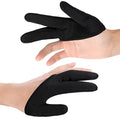 Heat Resistant Gloves for Hair Styling - 3 Finger Design (2 Pack)