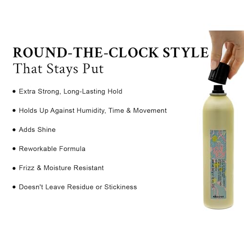 Davines This Is An Extra Strong Hair Spray, Extra Strong Hold Maximum Control - Extreme Hold for Updos & Styles - Humidity Resistant & Long Lasting, 13.53 Fl Oz