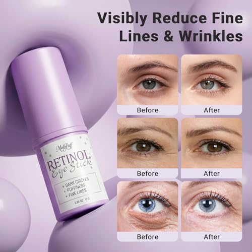 Retinol Eye Stick with Hyaluronic Acid - Anti-Aging Under Eye Treatment