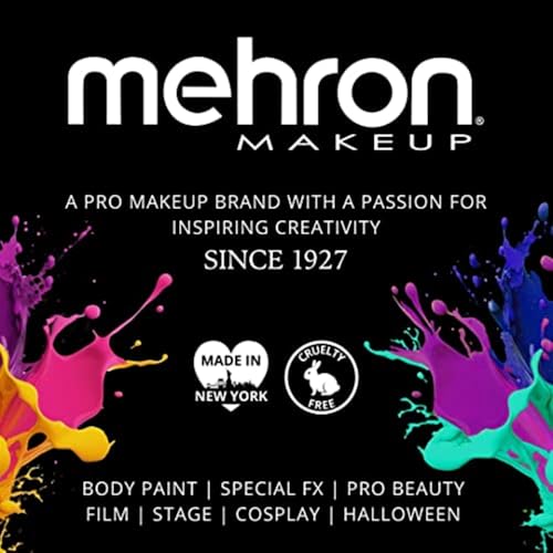 Mehron Liquid Makeup 1oz Black | Face & Body Paint