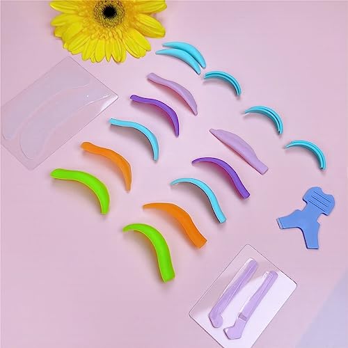 Eyelash Lift Shields Kit 9-Size Silicone Pads Glueless Lami