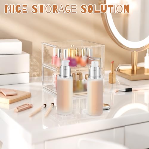 6 Pcs 60ml/2oz Frosted Glass Pump Bottles Refillable Liquid Foundation Bottle Cosmetic Containers Jars with Pump Dispenser for Makeup Cream Body Cream Lotion - Silver