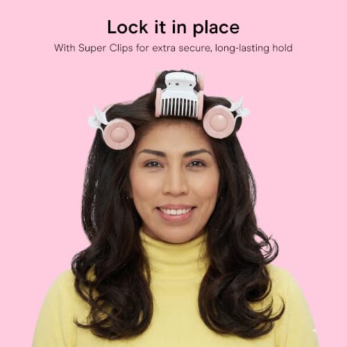Conair Jumbo Hot Rollers 5-Piece Set | 1.5-inch Ceramic Hair Rollers