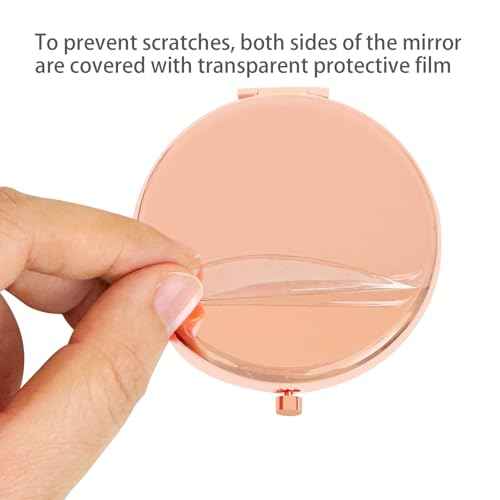 Compact Mirror Round 2.6¡± Metal Double Sided 1X/2X Engraved Pocket Mirror Gifts for Women Mom Wife Sister Daughter Niece Granddaughter (RG01)