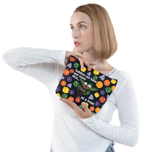 JNIAP Waterproof Makeup Bag for RPG Gamers - Dice Game Gift Pouch