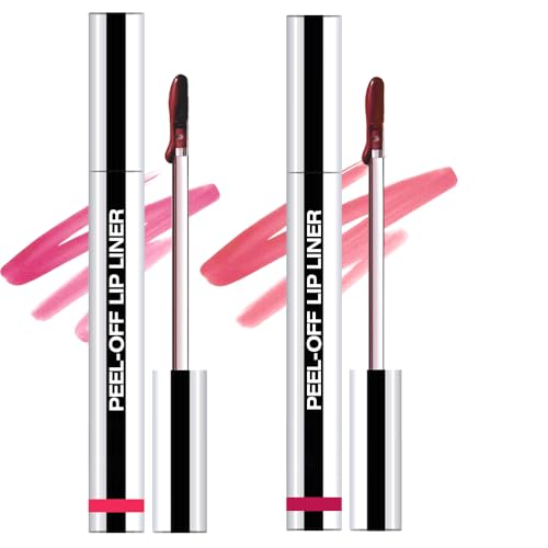 Matte Peel Off Lip Stain & Liner - Long Lasting Waterproof