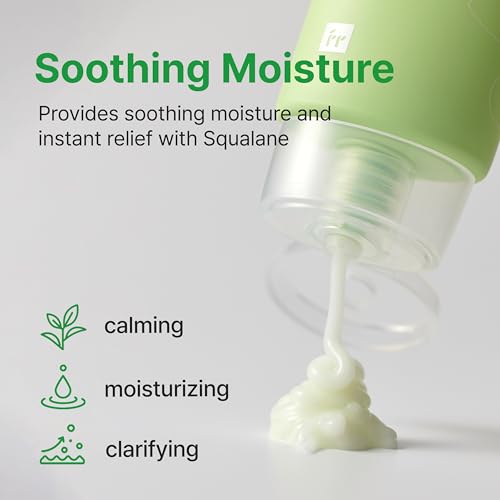 Face Republic Calming Care AHA/BHA Moisturizer 50ml 1.69 fl oz | Soothing Gel Cream | Lightweight | Clarifying & Moisturizing | Squalane, Cica, Aloe | For oily, irritated skin | Vegan Korean Skincare