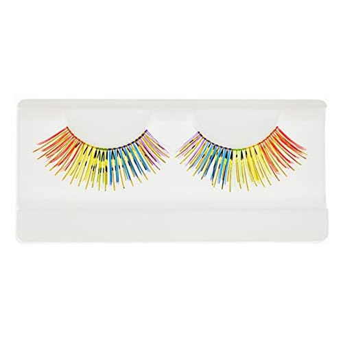 EMILYSTORES Pride Rainbow Wing Costume Eye Lashes For Halloween, Dramatic Eyelashes, Party Show, Cosplay, 1 Pair