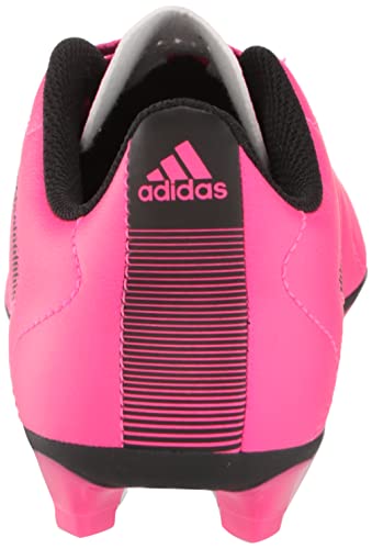 adidas Kids Goletto VIII Firm Ground Soccer Shoe, Team Shock Pink/Black/Black, 10 US Unisex Toddler