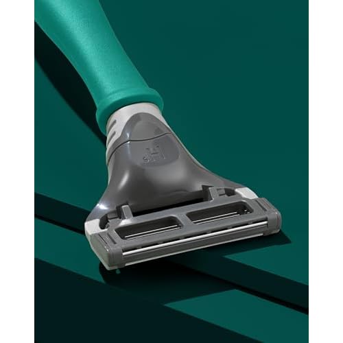Harry's Original Razor for Men - Razor Handle and Blade Cartridge- German Engineered Blades- Tropical Green