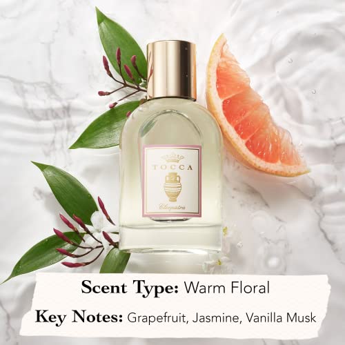 Tocca Cleopatra Scented Dry Body Oil, 3.4 Fl Oz - Olio Sublime Profumato Body Fragrance Featuring Grapefruit, Jasmine & Vanilla Musk