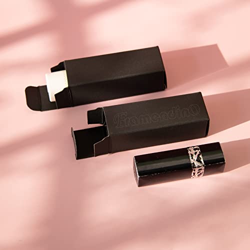 50 Pack Black Kraft Lipstick Boxes for Lip Balm & Gifts