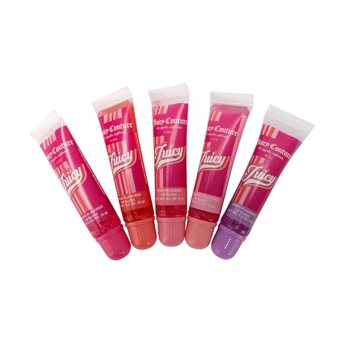 Juicy Couture Lip Gloss Set – 5 Shades for Tweens & Teens