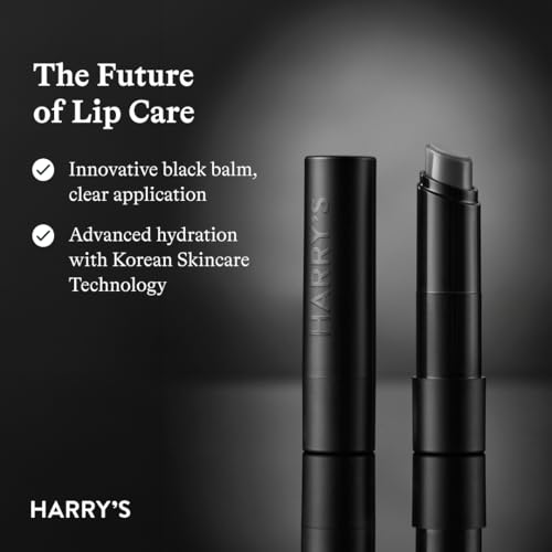 Harry's Black Lip Balm for Men - (5 Pack) Hydrating Men's Lip Balm with Natural Finish - Korean Skincare Technology with Meadowfoam Oil