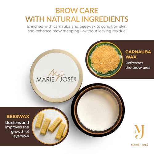 Marie-José White Brow Mapping Paste 5g | Eyebrow Highlighting