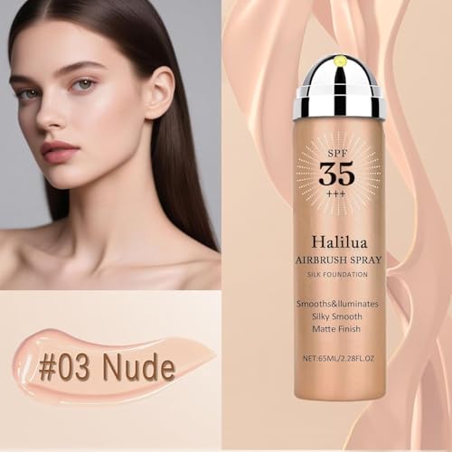 Airbrush Foundation Spray SPF 35 - Full Coverage Makeup