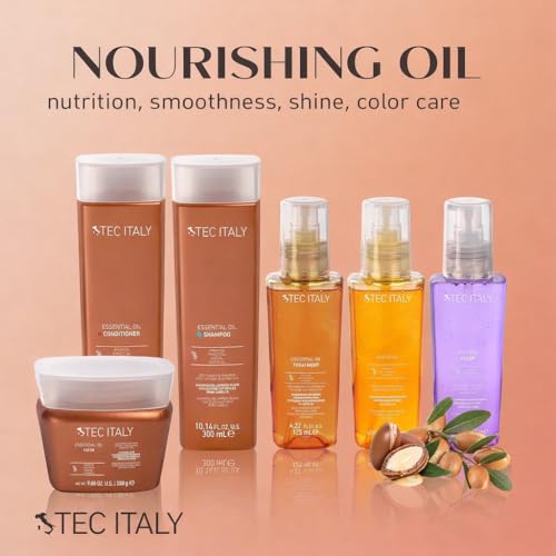 Tec Italy Olio Vital Color Hair Treatment for Color-Treated Hair, Protects & Enhances Color, Deep Hydration, Softness & Shine, 4.22 fl oz (125 ml)