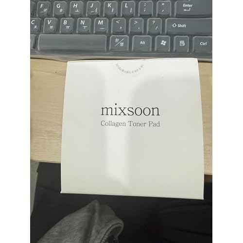 mixsoon Collagen Toner Pad - Hydrating, Firming and Smoothing Facial Pads, Gentle Daily Care for Elastic, Radiant Skin 170ml / 5.74 fl.oz. Korean Glass Skin Care