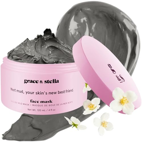 grace & stella Dead Sea Mud Mask 120ml - Vegan Detox Clay