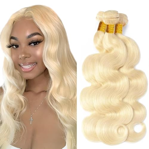 613 Blonde Body Wave Human Hair Bundle - Brazilian Virgin Hair 300g