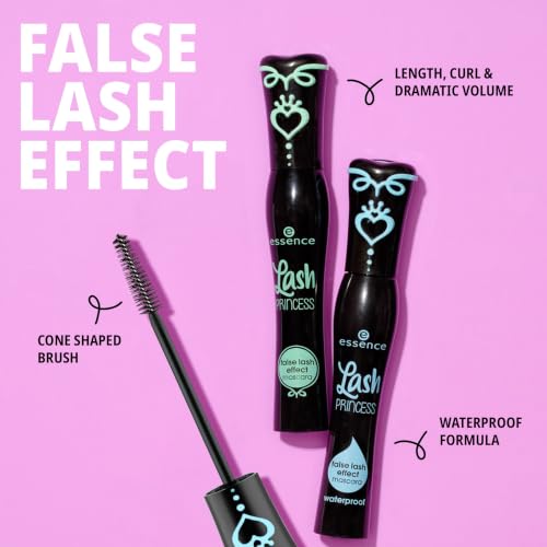 Essence Lash Princess Waterproof & False Lash Effect Mascara Duo, Black