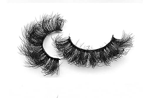 5 Pairs 25mm 3D Mink Lashes - Natural False Eyelashes