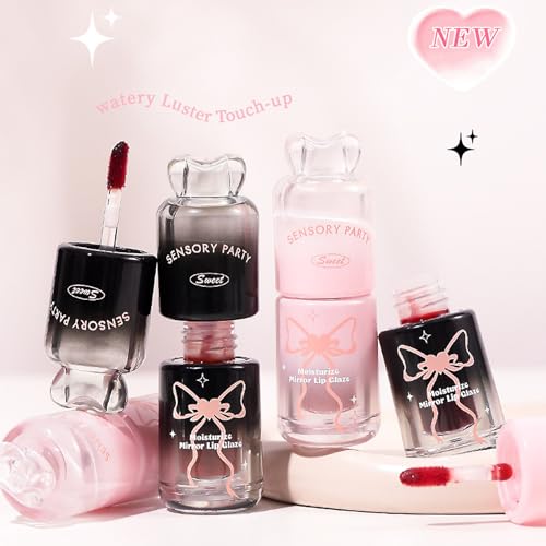 LuckNest Plumping Lip Gloss Set – 4 Colors, High-Shine Hydrating