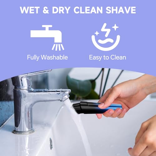 RUIBO 5-in-1 Cordless Beard Trimmer Kit, Waterproof Hair Clipper