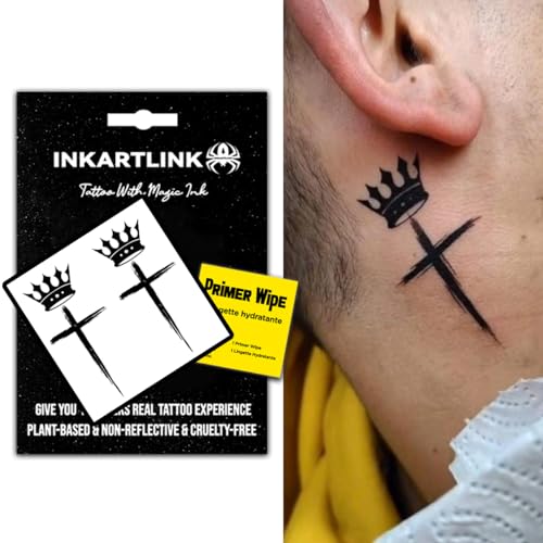 Semi-Permanent Temporary Tattoos - Waterproof, Lasts 7-14 Days