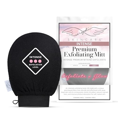 SERAPHIC SKINCARE Deep Exfoliating Body Mitt - Viscose Korean Glove