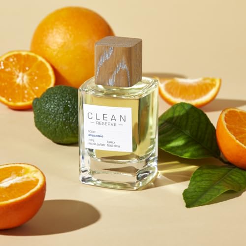 CLEAN Reserve Acqua Neroli Unisex Eau de Parfum 1.7 Fl Oz - Sustainable, Long-Lasting Fragrance