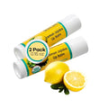 | USDA Organic Lemon Lip Balm ? 70% Jojoba Oil with Beeswax ? Steam Distilled Lemon Essential Oil ? Natural Softens for Dry, Chapped Lips ? 2-Pack (0.15 oz / 4.6 g Each)
