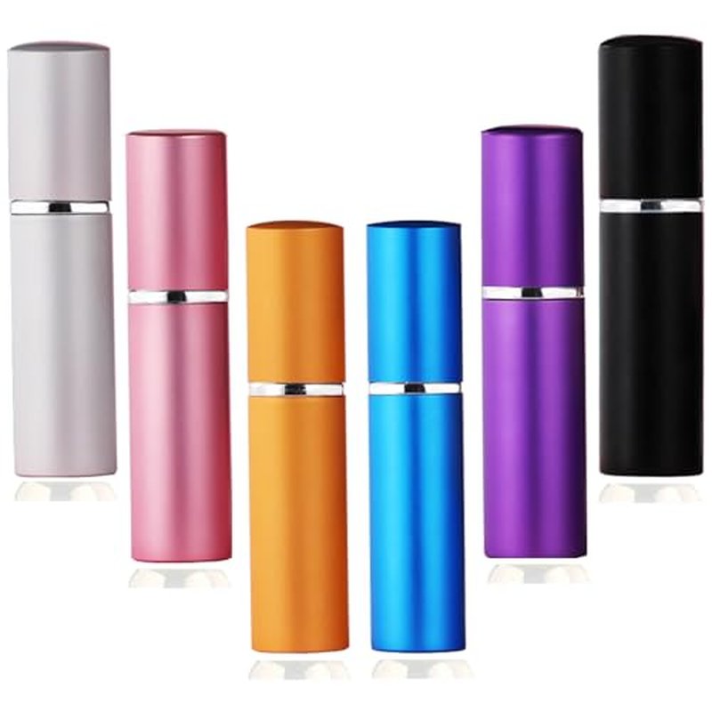 5ml Refillable Perfume Atomizer 6-Pack – Leak-Proof Travel Bottles