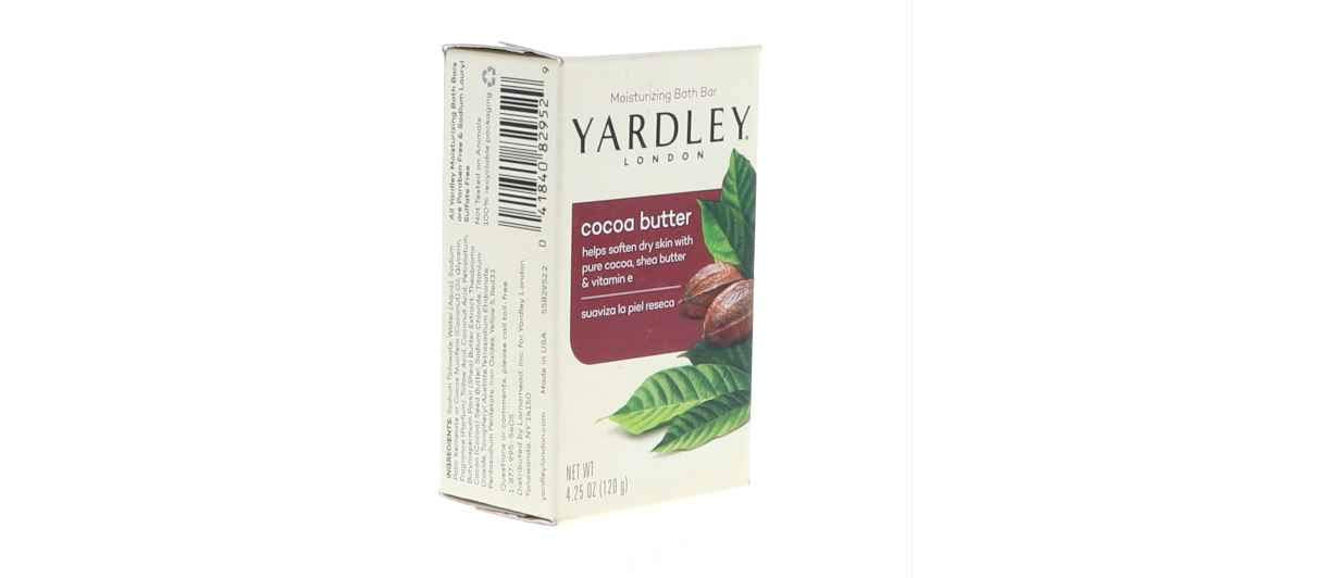 Yardley Moisturizing Bar Cocoa Butter 4.25 oz (Pack of 3)