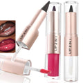 Purple & Pink Lip Liner & Gloss Set - 2-in-1 Combo