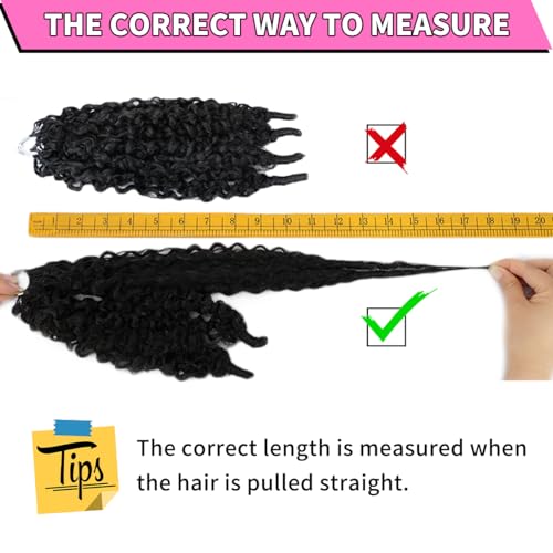 14 Inch Burmese Curly Human Crochet Hair Bundles for Black Women